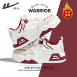 回力官方板鞋男士休闲鞋冬季男女情侣运动鞋子女 白/红加绒款 37