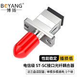 博扬（BOYANG）BY-F21 电信级ST-SC耦合器 ST-SC接口 光纤法兰盘适配器光纤延长转接头