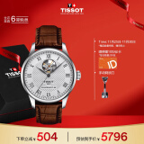 天梭（TISSOT）瑞士手表 力洛克系列腕表 皮带机械男表 T006.407.16.033.01