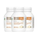 Bio island佰澳朗德婴幼儿乳钙胶囊 婴儿儿童宝宝液体钙小孩钙牛乳提取 澳洲原装进口ES 儿童乳钙胶囊90粒*3瓶