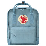 FJALLRAVEN北极狐双肩包女大学生背包书包23561-501天蓝7L