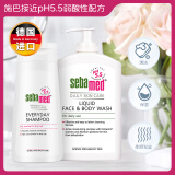 施巴（sebamed）青少年洗沐组合洗发水400ml+沐浴露400ml温和洁净12岁以上进口