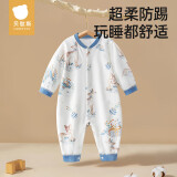 贝肽斯婴儿衣服春夏季长袖连体衣纯棉新生儿哈衣男女宝宝初春装睡衣