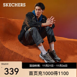 斯凯奇（Skechers）男鞋秋季复古老爹鞋运动鞋户外鞋子厚底增高休闲鞋51241 51241-炭灰色/黑色/CCBK 42