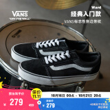 VANS范斯官方 线上专售Ward个性街头复古百搭男鞋板鞋出游好鞋 黑色 39