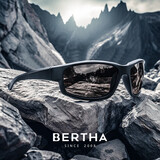贝尔莎（bertha）户外偏光登山护目镜太阳镜徒步开车骑行防晒潮眼镜新款墨镜男女