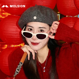 MOLSION陌森偏光太阳镜猫眼赵丽颖同款时尚墨镜送女友MS3077