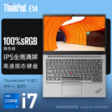 ThinkPad联想ThinkPad E14酷睿版 14英寸i5/i7轻薄便携高性能商务办公学生网课笔记本电脑 i7-1260P 高色域 核显 银色 FHD屏 16G内存 512G固态 定制