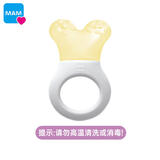 美安萌MAM牙胶注水按摩安抚口咬胶婴儿手环玩具宝宝乳牙磨牙棒口腔2月+ 黄色 1只装