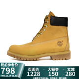 添柏岚（Timberland）【保税直发】添柏岚经典6寸大黄靴男鞋户外防水真皮10061W宽版 10061W-小麦色 45