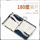 焦点（FOCUS）烟盒20支装超薄保护套便携金属粗中细支通用防压防潮香菸盒 金属【粗支】 20支