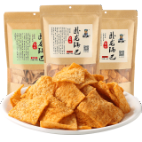 卧龙手工老灶锅巴400g*3包休闲零食锅巴麻辣*2+五香*1