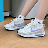 耐克（NIKE）女鞋 秋季新款运动鞋AIR MAX气垫缓震耐磨运动休闲鞋跑步鞋 米白紫 36.5