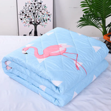 溯之馨空调被亲肤夏凉被午睡办公室小被子单双人可选学生宿舍薄被 幸运之鸟 140*200cm单人被