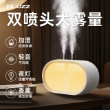 PLUZZ【德国品牌】加湿器 迷你小型卧室办公室桌面宿舍家用静音卧室便携usb大雾量车载空气加湿器香氛机 【大雾量】双孔加湿-温馨夜灯-可加香氛+防干烧保护 【纳米级大雾量】+母婴可用+加湿效果好