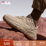 FILA 斐乐男鞋老爹鞋火星鞋复古跑鞋秋季时尚休闲运动鞋 驼丝锦F52M232105FDO 41