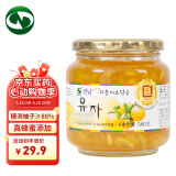 全南 韩国原装进口 蜂蜜柚子茶饮品580g 小规格  蜂蜜水果茶 早餐 酸甜果酱 夏日维c茶饮冲泡
