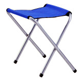 鲸伦（KINGRUNNING）XQ-1642 蓝色 马扎折叠椅折叠凳户外便携休闲椅钓鱼登小凳子板凳