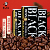 三得利（Suntory）日本进口BOSS老板无糖黑咖啡饮料185g*3罐 即饮咖啡液