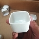 多肉植物自选套餐系列组合搭配花卉盆栽绿植精品多肉新手入门 白方口陶瓷盆【1个】