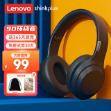 联想（Lenovo）【旗舰精选】耳机头戴式无线蓝牙耳机pc降噪游戏电竞网课音乐HIFI高音质运动耳麦适用于手机电脑 黑色【9D环绕音+通话降噪】