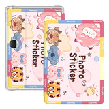 zoyu 适用荣耀平板9保护套2024款12.1英寸保护壳平板电脑气囊全包防摔卡通可爱 朋友聚会【配钢化膜】 荣耀平板9