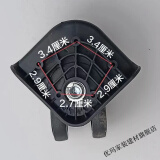 优玛旅行箱配件通用万向轮子行行李箱万向耐磨八度轮子耐磨轮子 一个单轮有螺丝