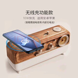 LINKPIN白噪音助眠音响灯大自然伴睡唤醒床头小夜灯睡眠氛围灯闹钟时钟复古蓝牙音箱生日情人节礼物男女生 无线快充版*蓝牙5.1*6种白噪音 标配