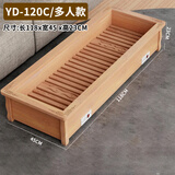 湘威 烤火箱实木取暖器家用电烤火炉烤脚取暖器电火桶火盆办公室节能省电火箱冬季烤火器学生暖脚神器 进口松木118*45*23CM豪华加边1-5人款 实木