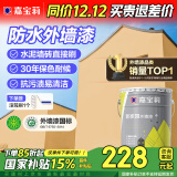 嘉宝莉（CARPOLY）外墙漆乳胶漆防水防晒涂料外墙翻新防水涂料新家园20kg灿烂麦黄