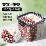 聚和泰新货肇庆芡实无臭欠实鸡头米去皮茨实半开芡实茯苓薏米中药材 芡实200克+茯苓150克