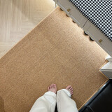 布鲁罗曼（BULULOM）入户门地垫仿剑麻地毯门垫进门脚垫驼黄色-仿剑麻-棉布底60*100cm