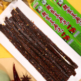 思乡山一根筋素牛筋网红零食儿时怀旧辣条超长豆角干辣条40根约400g