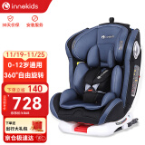 innokids 汽车儿童安全座椅0-4-12岁宝宝婴儿座椅360度旋转可躺isofix接口