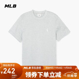 MLB短袖男女情侣T恤运动休闲简约纯色圆领百搭t恤3ATSB0243-44MGS-M