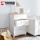 TENMA天马塑料四层衣物抽屉收纳柜96升 实色免安装 单个装 F5504
