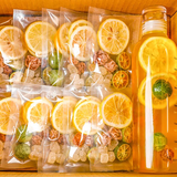 礼芍堂花果茶金桔柠檬百香果茶水果茶网红茶包即泡冷泡茶 话梅青桔柠檬茶21包