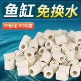 森森（SUNSUN）鱼缸过滤材料细菌屋玻璃环生化球麦饭石水族滤材过滤用品 升级版玻璃环500g【贈水质安定剂胶囊】
