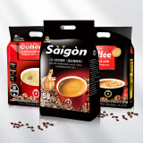 西贡（SAGOCOFFEE）新品越南saigon西贡炭烧猫屎咖啡味条装原装进口三合一速溶咖啡 炭烧味1800克100条