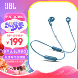 JBL TUNE215BT 无线蓝牙耳机 半入耳式运动耳麦 蓝牙5.0 Type-C极速充电 长续航 苹果安卓耳机 海岩蓝