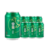 雪花啤酒（Snowbeer）晶粹啤酒 330ml*6听 尝鲜小包装 年货节送礼