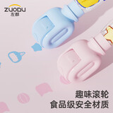 左都（ZUODU）儿童雨伞直柄透明男童女童幼儿园小孩儿小学生宝宝长把卡通直柄伞