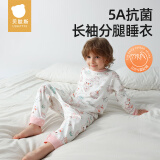 贝肽斯宝宝睡衣春秋夏季纯棉2025新款男女儿童家居服连体衣服套装