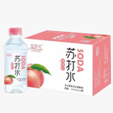 金登河苏打水无汽饮料汽水 蜜桃味24瓶*350ml