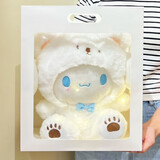 爱布狗玉桂狗公仔玩偶布娃娃毛绒玩具新年小女孩情人节生日礼物女生朋友 30厘米+礼袋+彩灯 明星同款