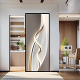 艺术玻璃带画无轨移门厨房推拉门隐形卫生间门幽灵门平移门谷仓门 1款式幽灵门配件价格