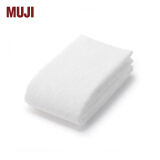 MUJI 棉绒 薄型 面巾 米白色 2S 34*85cm