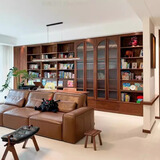 良禽佳木全屋定制实木家具书柜卧室衣柜餐边柜玄关鞋柜现代简约储物柜 套餐五