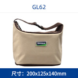GLASSLOCK便当包手提饭盒包男女手拎包手提包便携包 棕色手拎包GL62(手提款