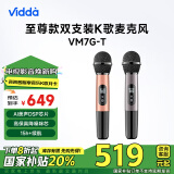 Vidda  海信  麦克风 VM7G-T 海信电视 Vidda电视定制 天籁K歌 无线麦克风 家庭KTV 双支套装